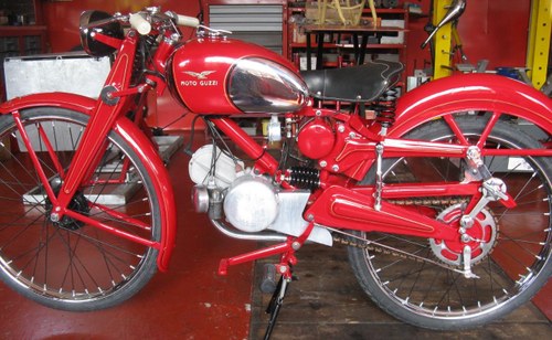 MOTO GUZZI GUZZINO 65 mod .B - 1951 In vendita
