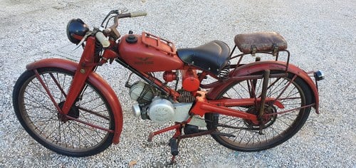 1950 MOTO GUZZI GUZZINO 65 SÅLD