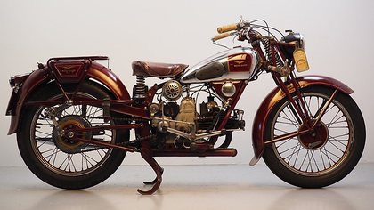 Moto Guzzi 1936, great runner with a lovely patina