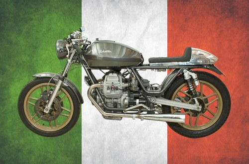 1982 Moto Guzzi Cafe Racer V50 Italian Motorcycle In vendita