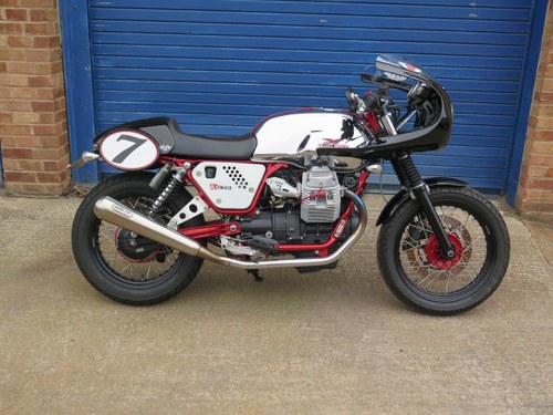 Lot 201-2011 (Sept) Moto Guzzi V7 750cc Café Racer-27/8/20 For Sale by Auction
