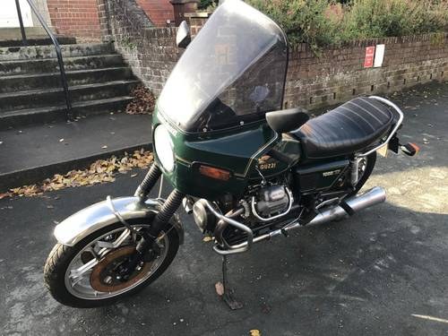 OCTOBER AUCTION. 1981 Moto Guzzi 1000 SP For Sale by Auction