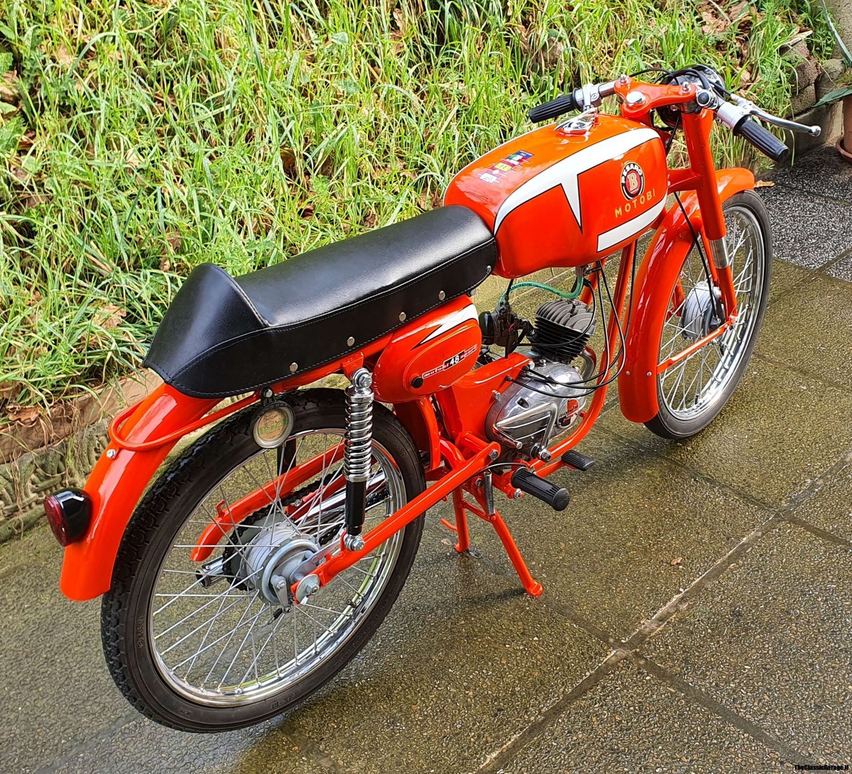 Motobi Ripon 1965 Motobi Sport 50 Special 3v Red Manual, 3 speed Left Hand Drive in ...