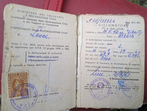 1963 MV Agusta Liberty 50