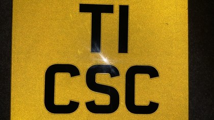 T1 CSC registration Plate
