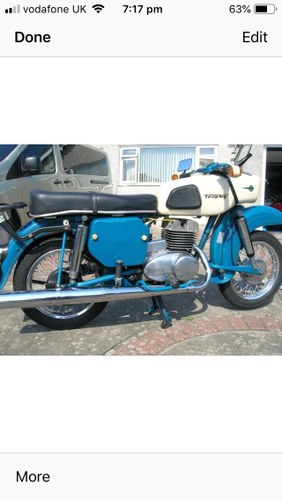 1972 MZ Trophy ES Vintage Motorcycle For Sale