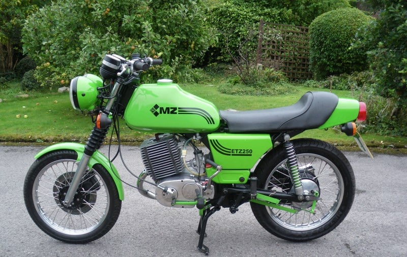 1984 MZ Etz 250 Green Manual, speed in Marlborough, United