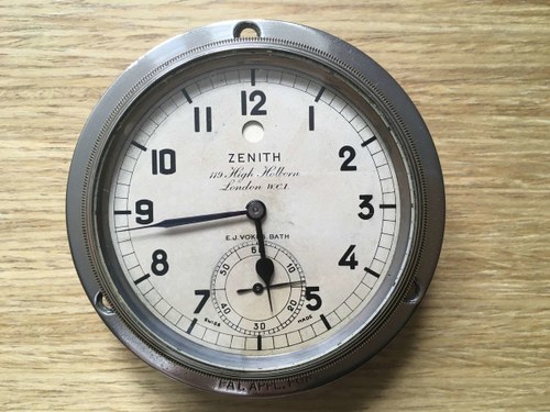 Vintage Zenith Dashboard Clock In vendita all'asta