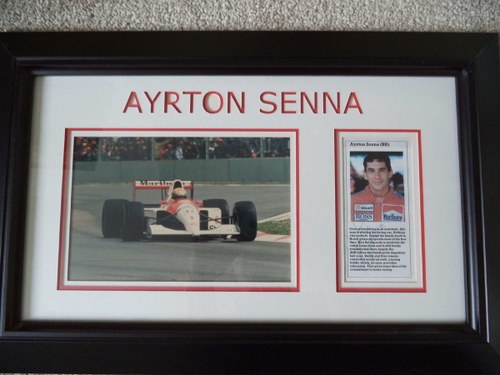 Ayton Senna Signed Production For Sale by Auction