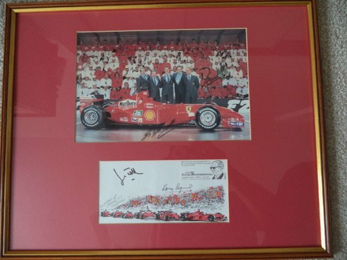 Ferrari 2001. Multi-signed Production   For Sale by Auction