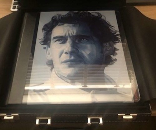 Ayrton Senna photographic tribute For Sale by Auction