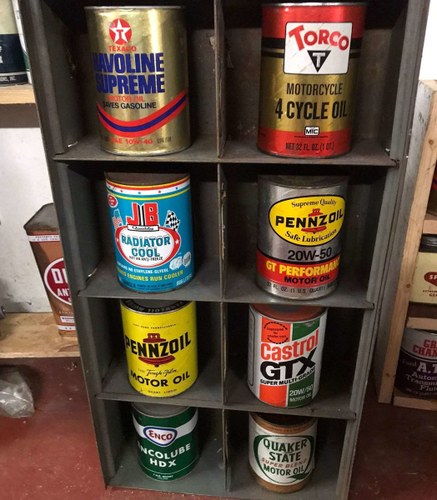 New Old Stock U.S. Quart Oil Cans For Sale by Auction