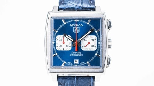 Tag Heuer Monaco Blue For Sale by Auction