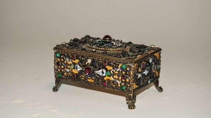 Automaton Ornate Singing Bird Box by Karl Griesbaum