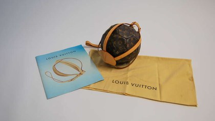 Louis Vuitton Monogram Football, Carry Bag and Brochure