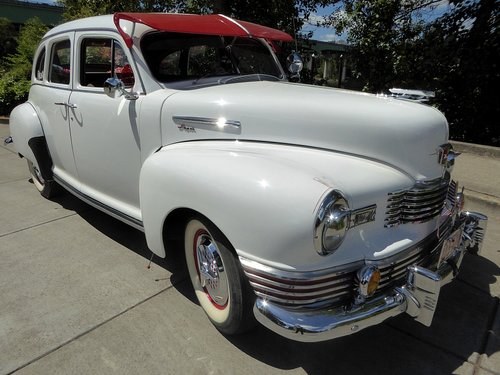 1947 Nash 600 Super = clean Ivory(~)Tan driver  $13.5k In vendita