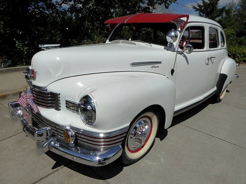 1947 Nash 600 SUPER = Clean Restored Ivory Driver $13.5k In vendita