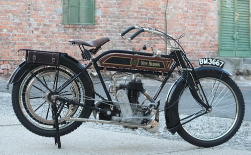 New Hudson 1914 500cc Model IIIA with Armstrong hub gear For Sale