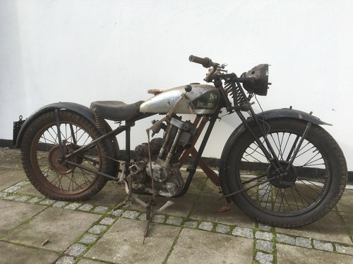 1934 New Imperial Model 40. 350cc OHV. Unrestored barn find. For Sale