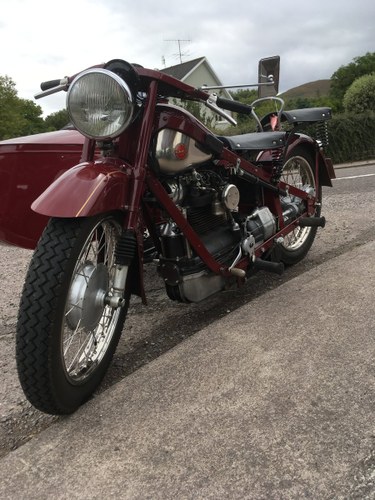 1945 Nimbus and sidecar outfit  For Sale