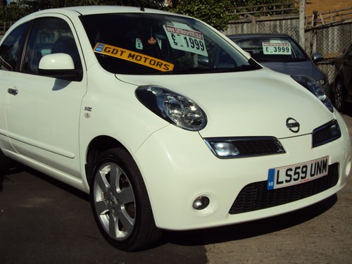2009 Nissan Micra N-TEC – Very Low Miles and in a lovely colour VENDUTO