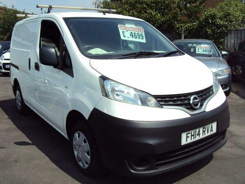 Nissan NV200 Acenta DCI – Panel Van  – 2014 Year – LONG MOT  For Sale