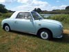 Lot 16 - A 1991 Nissan Figaro automatic - 4/11/2018 For Sale by Auction