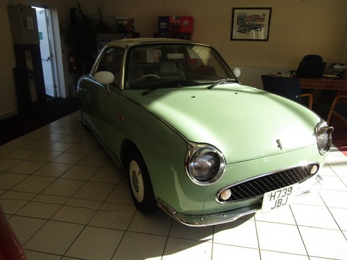 1991 (H) Nissan Figaro in Emerald Green For Sale
