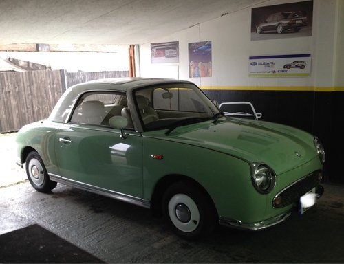 1991 Nissan Figaro 1.0T Cabriolet, Peppermint, Charming For Sale