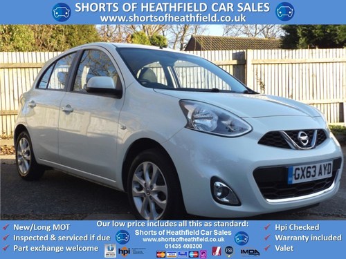 2013 Nissan Micra 1.2 DIG-S Connect Acenta - Zero Tax - Low Miles SOLD