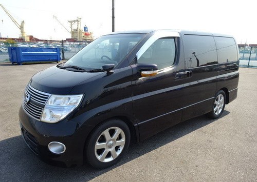 NISSAN ELGRAND 2007 250 HIGHWAY STAR BLACK LEATHER EDITION  SOLD