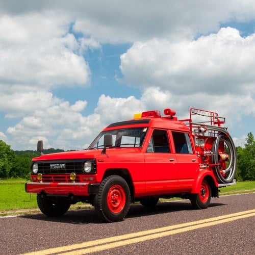 1986 Nissan Safari Fire Truck 4×4 = Protect Your Home $11.5k For Sale