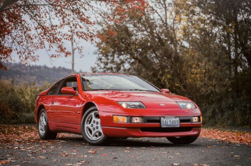1992 Nissan 300ZX Coupe = Manual 40k miles Red $23.9k For Sale
