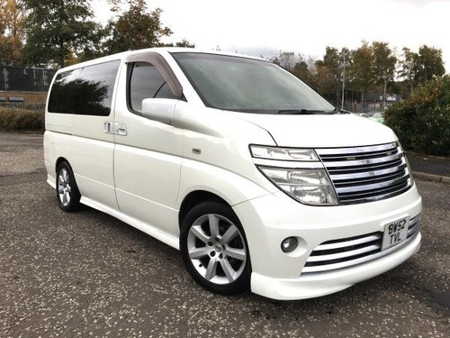 2003 NISSAN ELGRAND RIDER AUTO 3.5 8 SEATS LEATHER EDITION For Sale