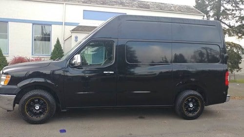 2012 Nissan NV Cargo 2500 HD S Work Van Go Black AC $12.9k In vendita