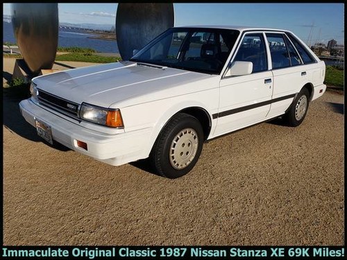 1987 Nissan Stanza XE HatchBack  Auto 69k miles Ivory $5.9k For Sale