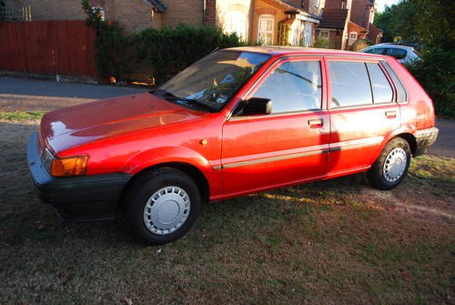 1988 NISSAN SUNNY 1.3 GS RED only 46000 miles - 2 owners  For Sale
