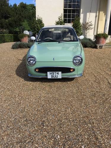 1990 Very well kept classic green Nissan Figaro For Sale