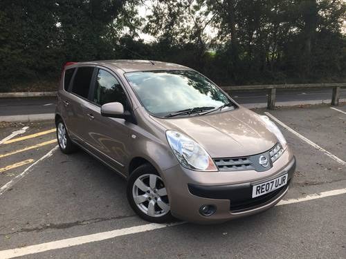 2007 Nissan Note 1.6 SVE 1 owner Full Service History For Sale