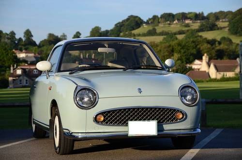 1991 Lovely original Nissan Figaro convertible For Sale