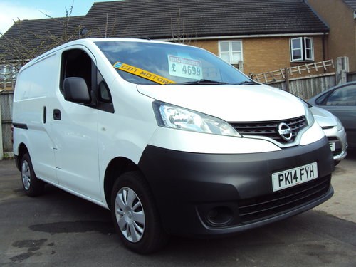 Nissan NV200 Acenta DCI – 2014 Year “14” Plate- LOW MILEAGE  SOLD