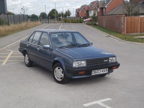 1986 Affordable classic, Nissan Sunny with low mileage SOLD