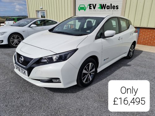 2018 NISSAN LEAF ACENTA 40KWH - LOW MILES - ALLOY WHEELS - VERKAUFT