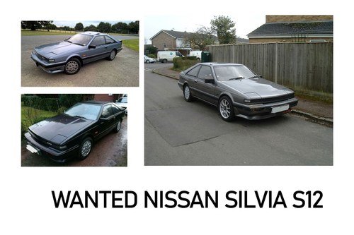 1984 Wanted Nissan Silvia S12 1.8 ZX Turbo