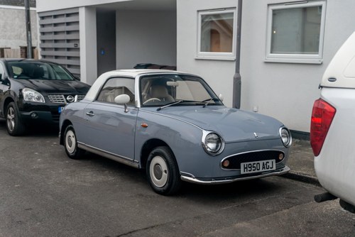 1991 Nissan Figaro in Lapis Grey (SOLD Pending Collection) VENDUTO