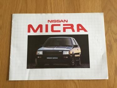 Nissan Micra brochure 1984