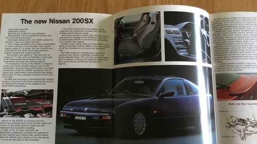 Picture of 1989 Nissan 200 SX brochure - For Sale