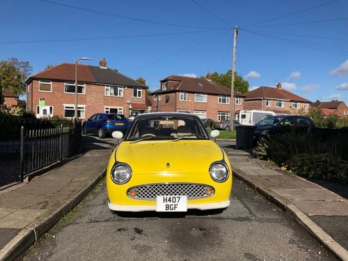 1991 Nissan Figaro in Yellow For Sale