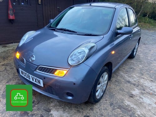 2008 NISSAN MICRA 1.2 ACENTA, MANUAL, NISSAN HISTORY, P/SENSORS SOLD