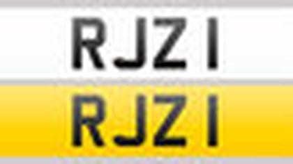 Registration Plate RJZ 1 for sale